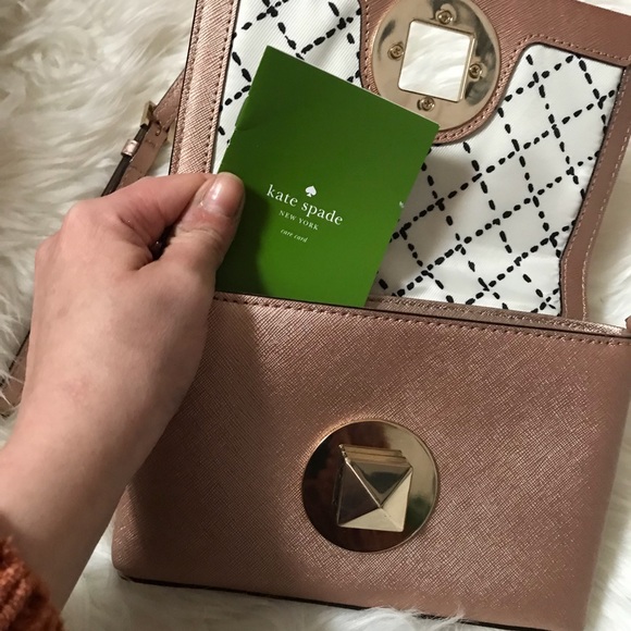 Kate Spade Rose Gold Crossbody Bag - Picture 6 of 7